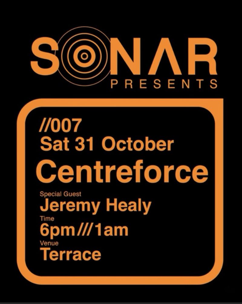 Sonar Event at the Terrace Poster
