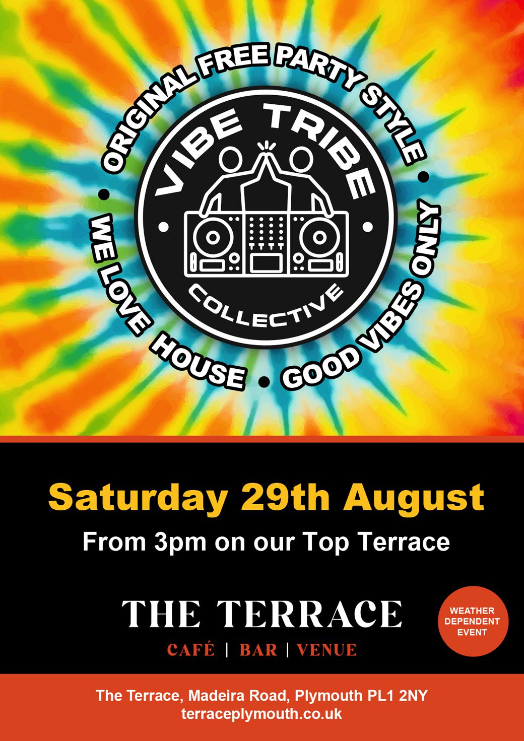 Vibe Tribe Event at the Terrace Poster