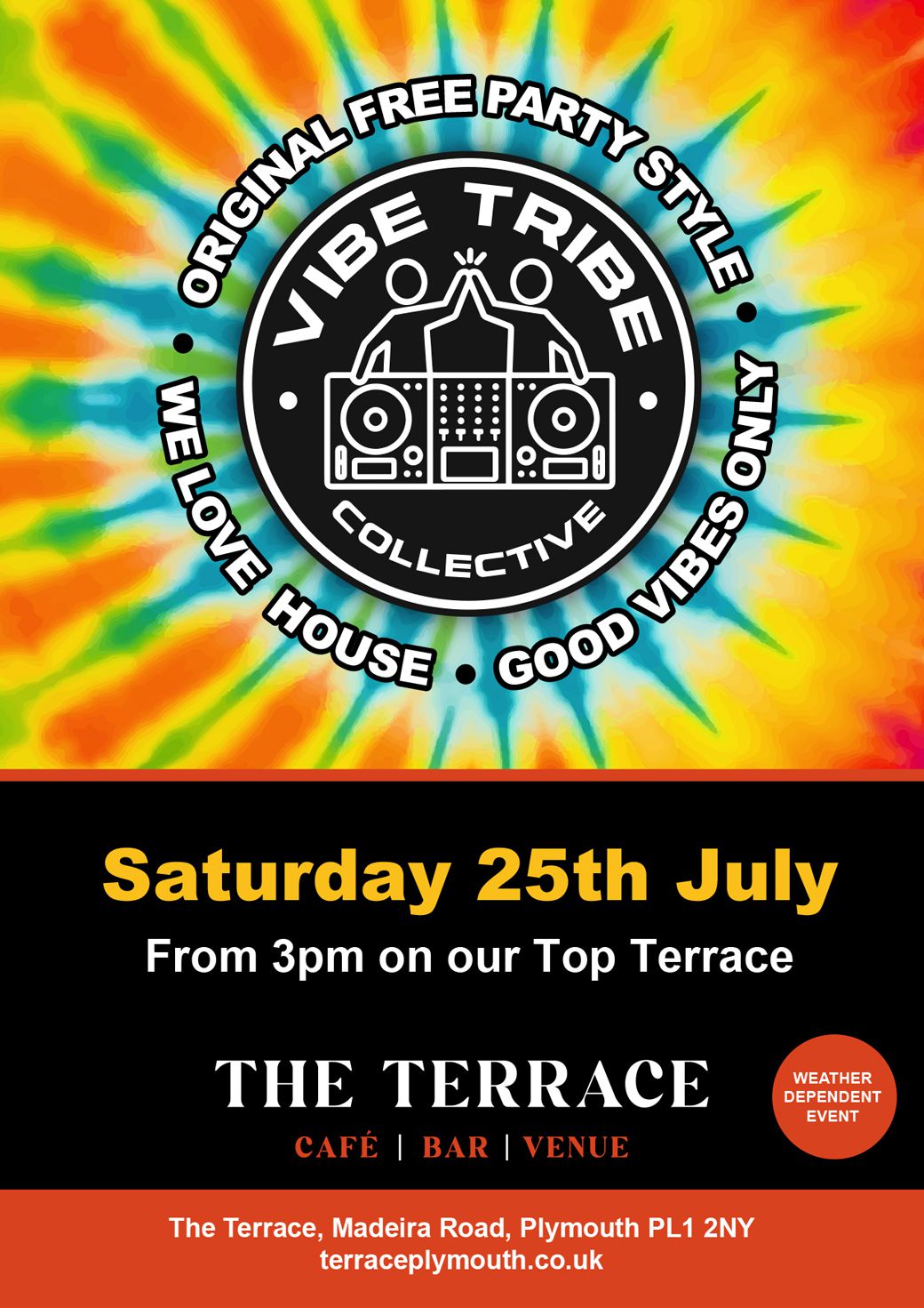 Vibe Tribe Event at the Terrace Poster